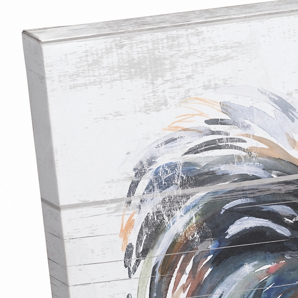 Farmhouse Rooster Canvas Art Print