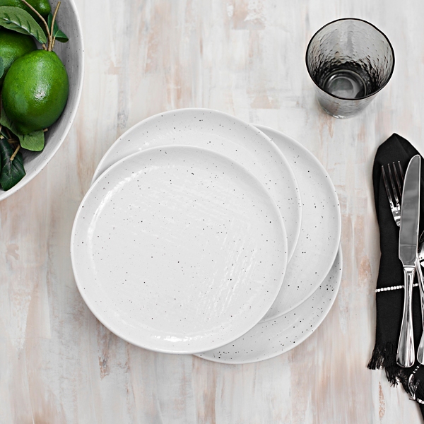 Kirkland's Cream Simple Things Salad Plates, Set of 4