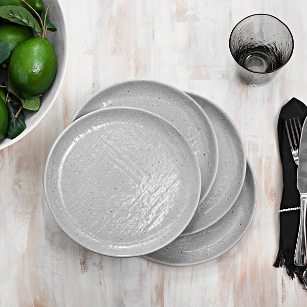 Gray Simple Things Salad Plates, Set of 4 Kirklands Home