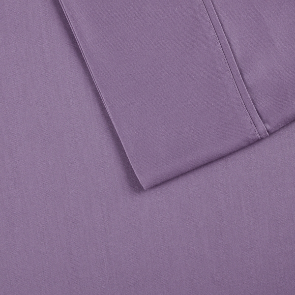 Purple Cotton Blend Sateen 6-pc. King Sheet Set