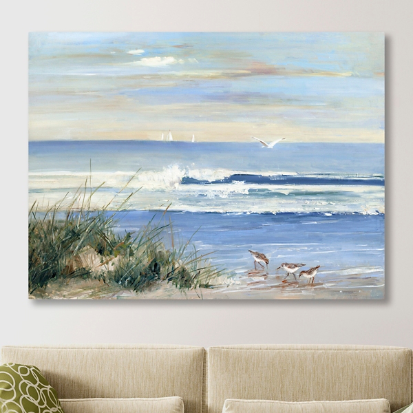 Beach deals art print