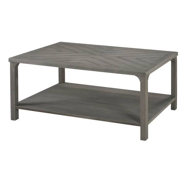 Chevron Gray Coffee Table