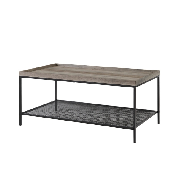 grey coffee table tray