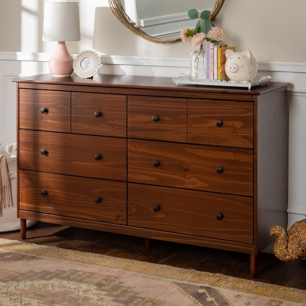 Walnut deals colored dresser