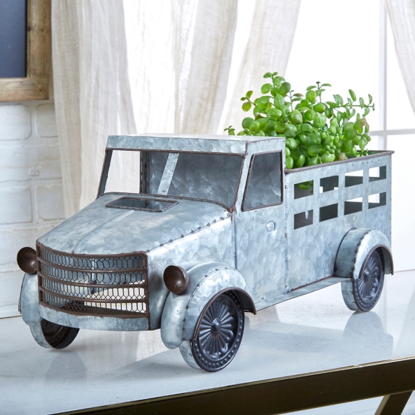 vintage metal truck