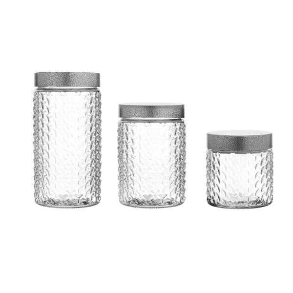 Weave Round Canister, Set of 3