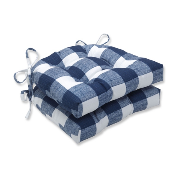 buffalo check outdoor cushions