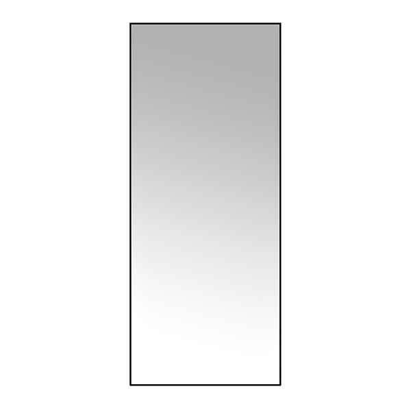 Black Metal Linear Mirror, 24x58 | Kirklands Home