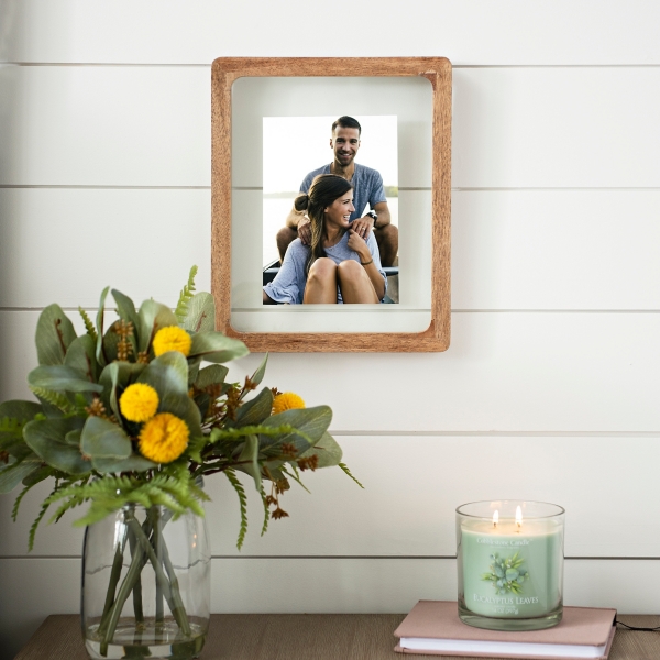 Floating Rounded Wood Picture Frame, 5x7 Kirklands Home