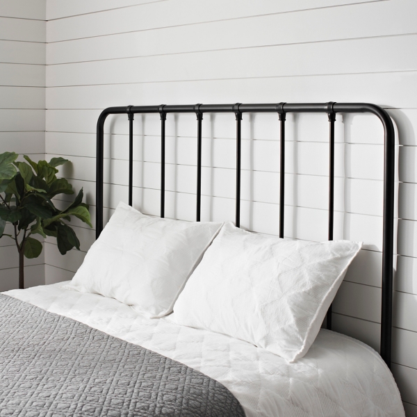 Black Metal Farmhouse Queen Headboard Kirklands