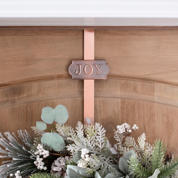 Bronze Joy Metal Wreath Hanger Kirklands Home