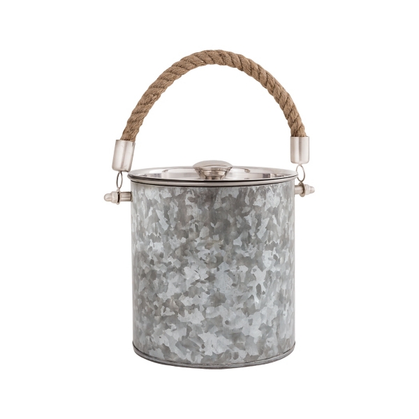 galvanized wine bucket