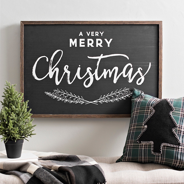 merry christmas sign