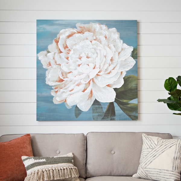 large flower canvas wall art