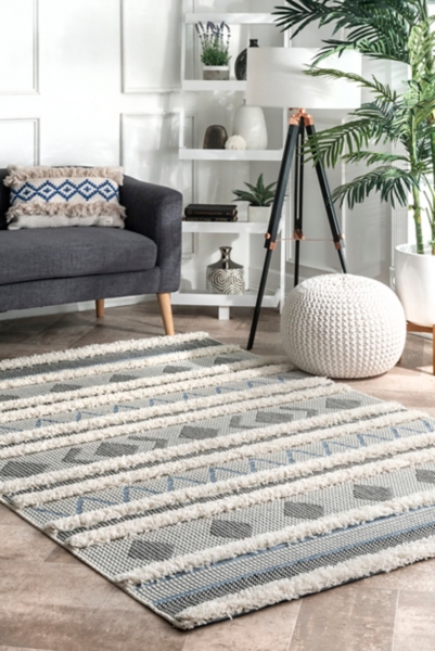 Lora Geometric Tribal Area Rug 5x8 Kirklands