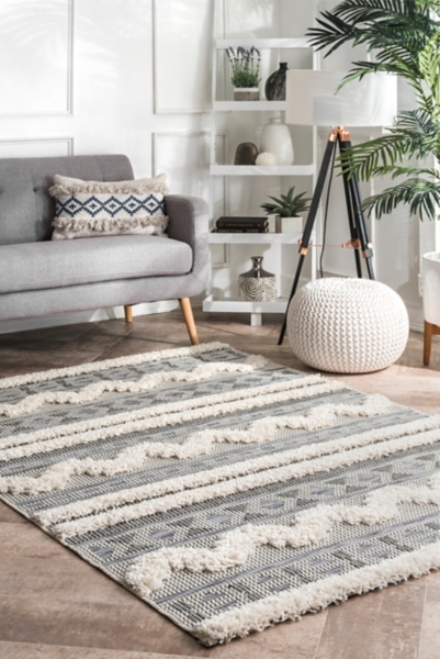 Jillian Geometric Tribal Area Rug, 8x11 Kirklands Home