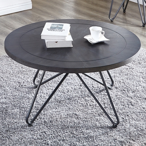 round dining table with hairpin legs