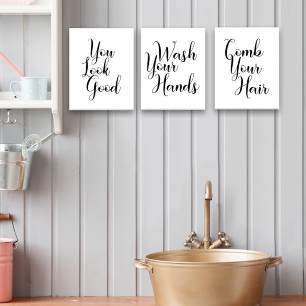 canvas wall art for bathrooms