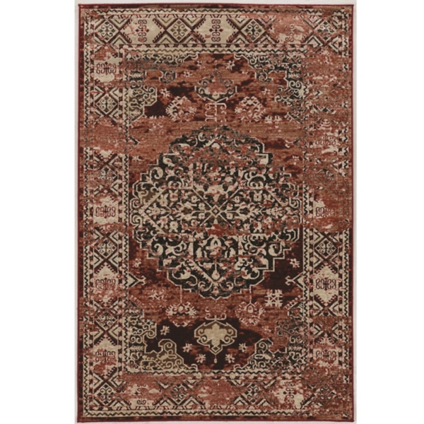 Red Carlyle Plantation Area Rug, 8x10 Kirklands Home