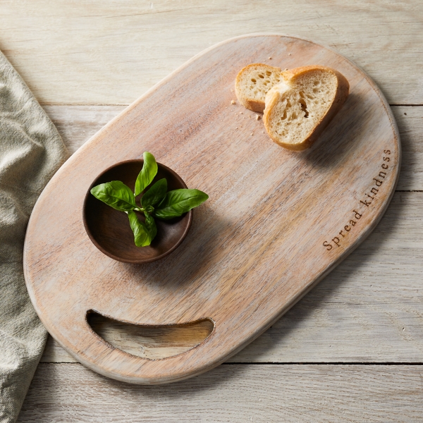 Spread Kindness Serving Board with Bowl Kirklands Home