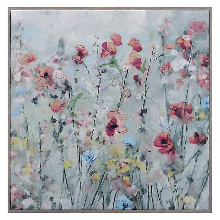 Country Spring Floral Framed Art Print