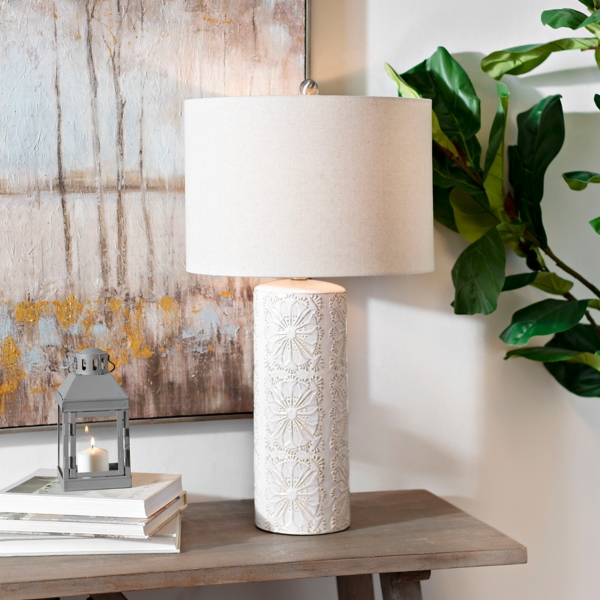 floral ceramic table lamps