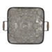 Floral Embossed Galvanized Tray