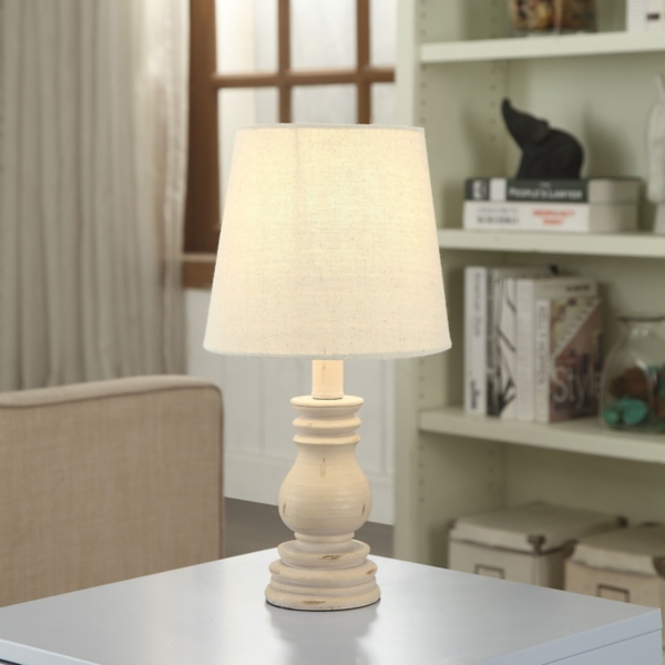 cream color table lamps