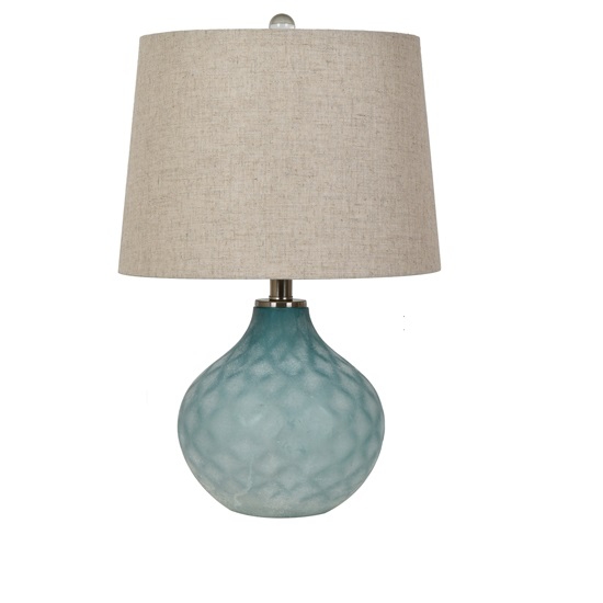 blue ombre table lamp