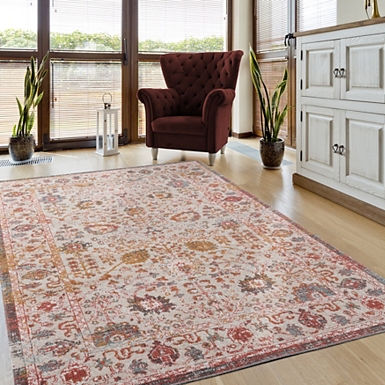 Faded Turkish Indoor/Outdoor Area Rug, 5x7 | Kirklands Home