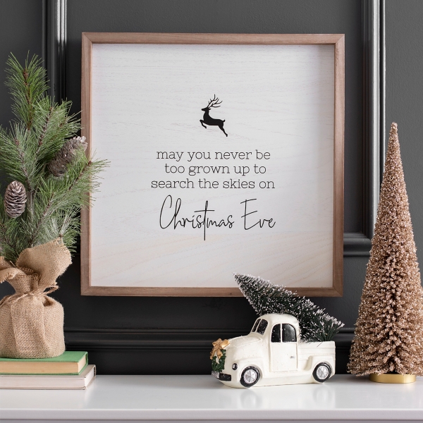 Christmas Skies Framed Plaque