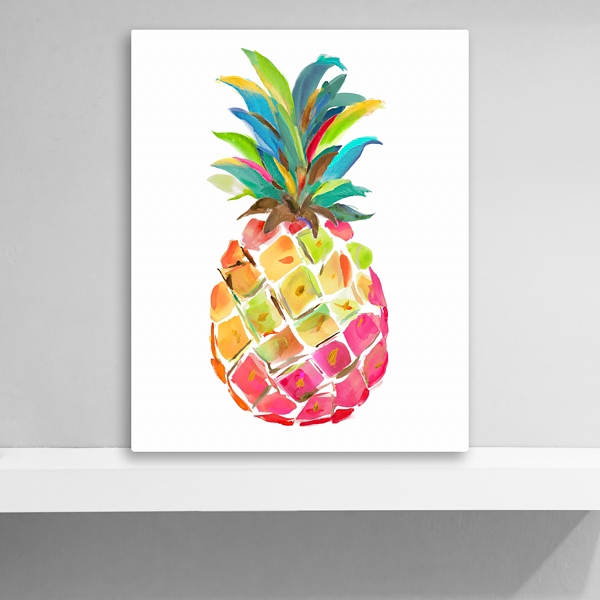 Metal Pineapple Framed Wall Plaque Kirklands