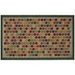 Bright Colorful Dots Ornamental Entry Doormat