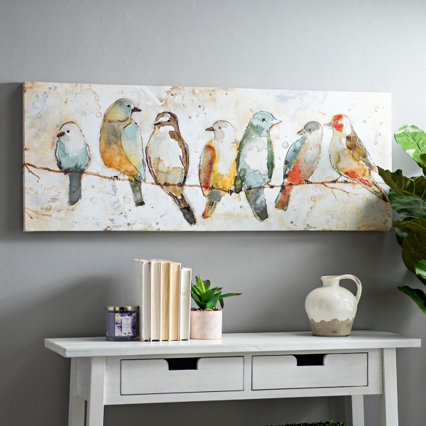 Bird at Wire Painting, Original Painting for Sale, Large Canvas Painti – Art  Painting Canvas