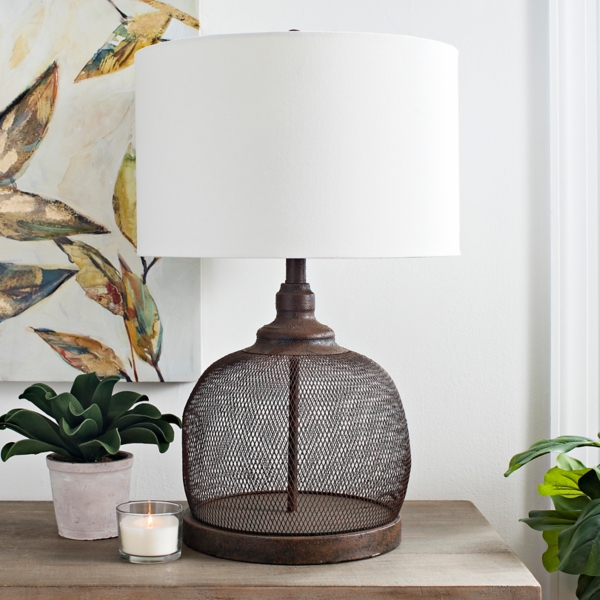 farmhouse nightstand lamps