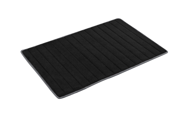 Gray And Black Reversible Memory Foam Bath Mat Kirklands