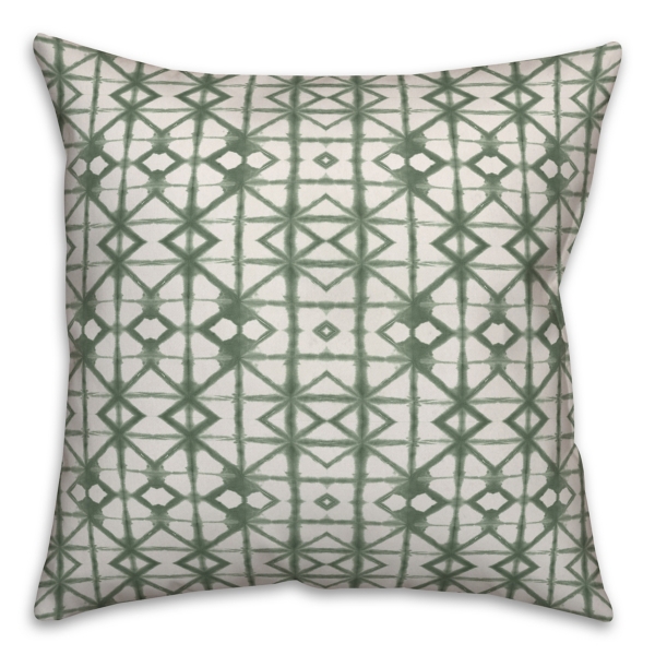 Green Shibori Print Pillow Kirklands Home