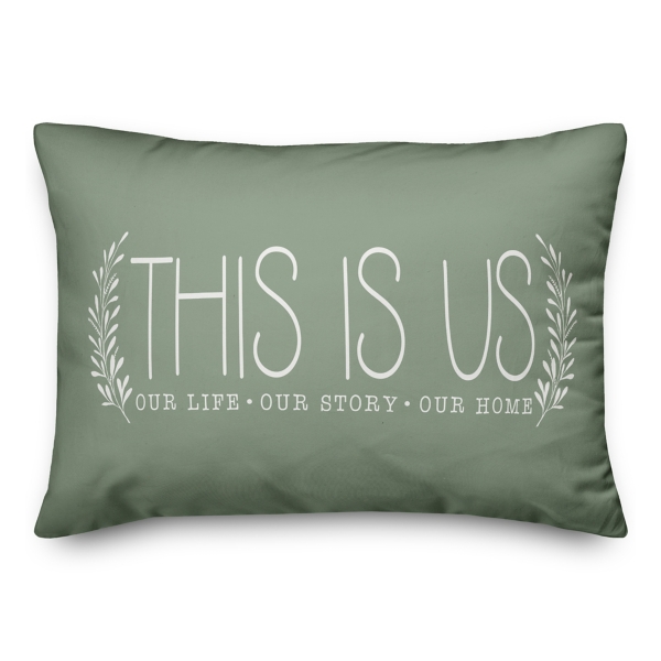 Green This Is Us Pillow Kirklands Home
