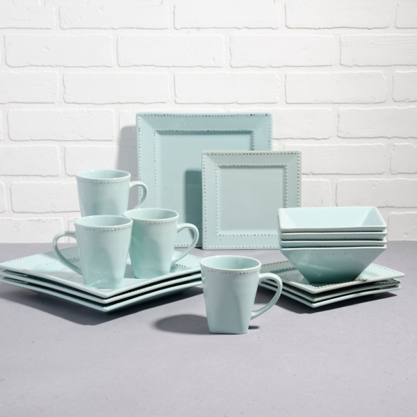 square tableware sets