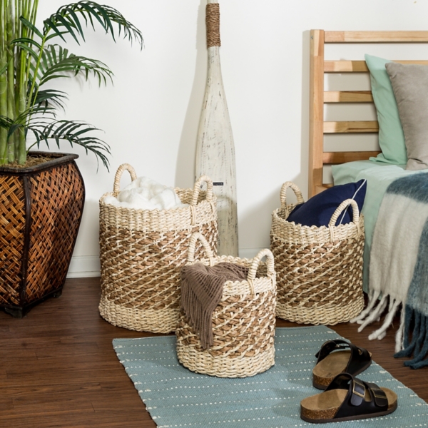 Natural Woven Nesting Baskets, Set of 3 | Kirklands Home