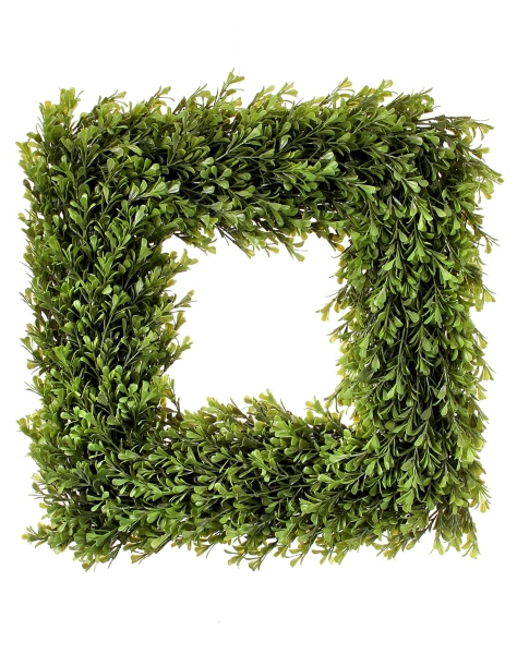 Square Spring Boxwood Wreath Kirklands