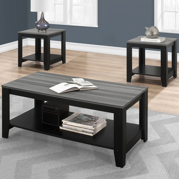 Gray Top Freya 3-pc. Coffee and Accent Table Set | Kirklands Home