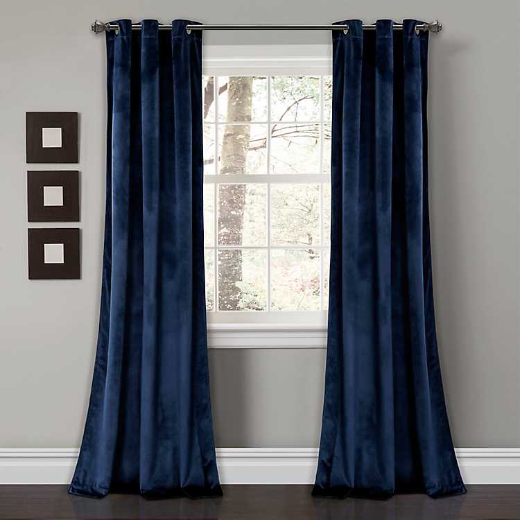 navy and white curtains 108