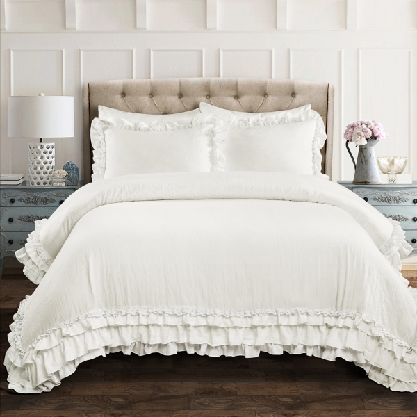 white bedspread super king