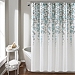 Blue and Gray Weeping Flower Shower Curtain