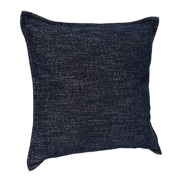Navy Chenille Texture Flange Pillow, 22 in. Kirklands Home