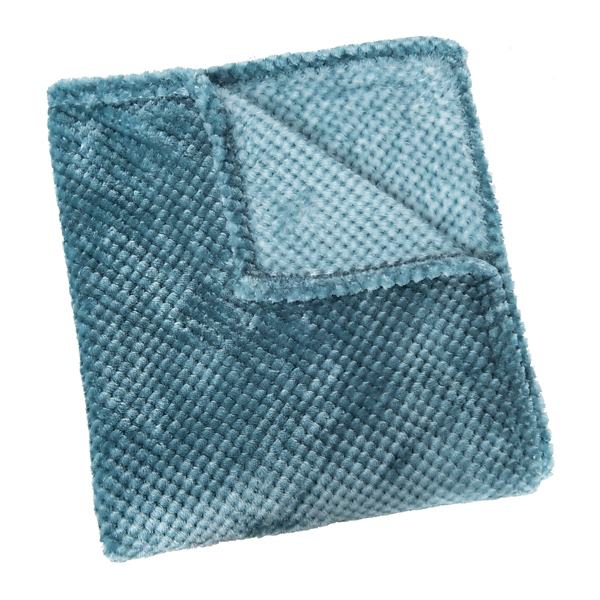 Real Teal Heavenly Plush Bubble Throw Kirklands Home