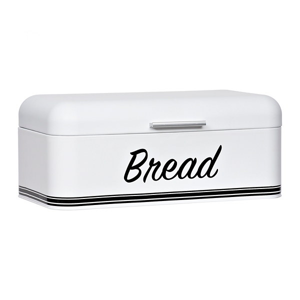 White Metal Bread Box | Kirklands Home