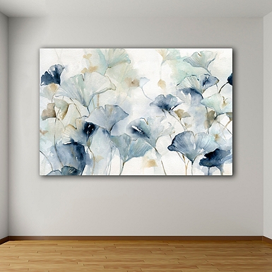 Free Style White Canvas 60x40 Framed Wall Art Print