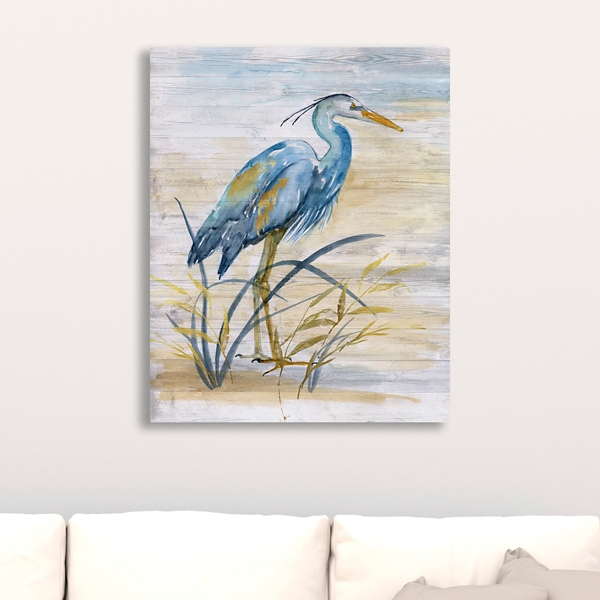 Blue Heron Giclee Canvas Art Print | Kirklands Home